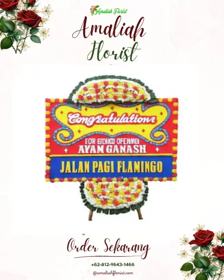 Sewa Papan Bunga Sedari